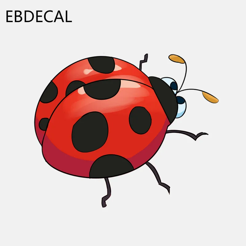 Ebdeckle милые маленькие насекомые Божья коровка Наклейка ПВХ мотоцикл для