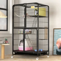 cat cage breeding cage multi layer cat villa integrated dog cage folding cat house cat cage with toilet household pigeon cage