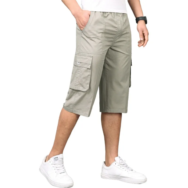 Летние хлопковые свободные шорты карго большого размера женские спортивные