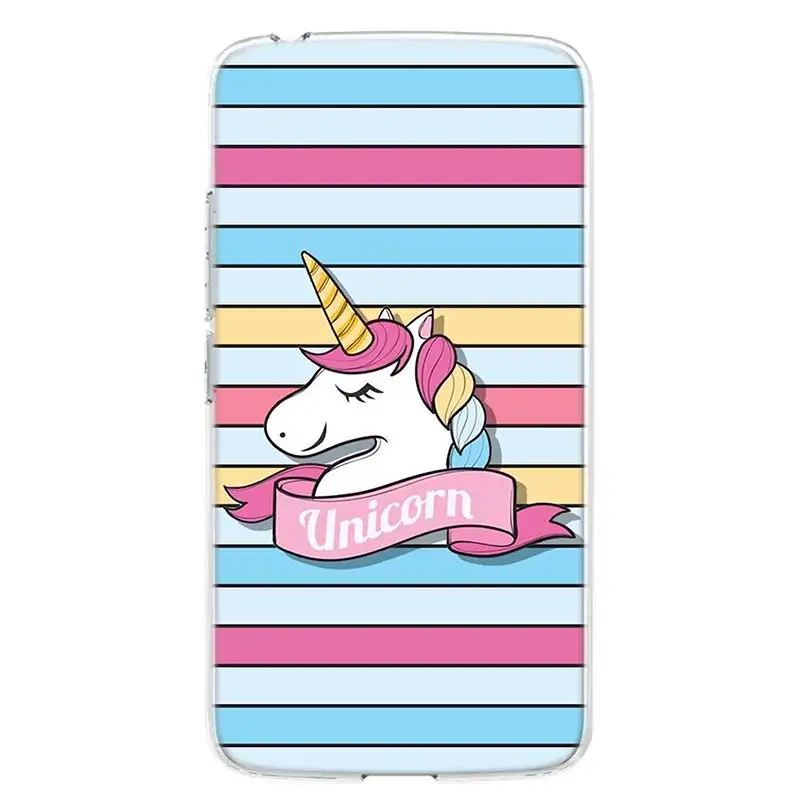 Чехол для телефона My Unicorn Girl Motorola MOTO G8 G7 G6 G5 G5S G4 E6 E5 E4 Plus Play Power One Action мягкий