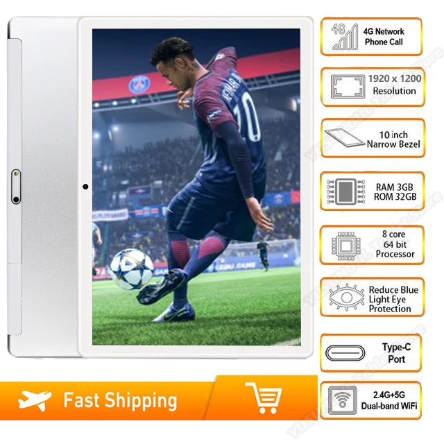 Планшет на Android 9 0 восемь ядер экран 10 дюймов 3 Гб + 64 ГБ|Планшеты| |