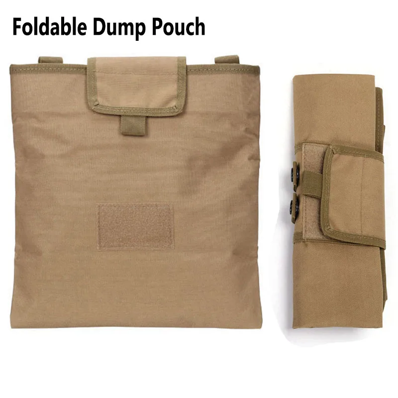 

Tactical Molle Dump Drop Pouch Mag Bag Folding Recovery Magazine Pouch Airsoft Waist Pack Ammo Bag Military Hunting Accessories
