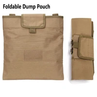 tactical molle dump drop pouch mag bag folding recovery magazine pouch airsoft waist pack ammo bag military hunting accessories