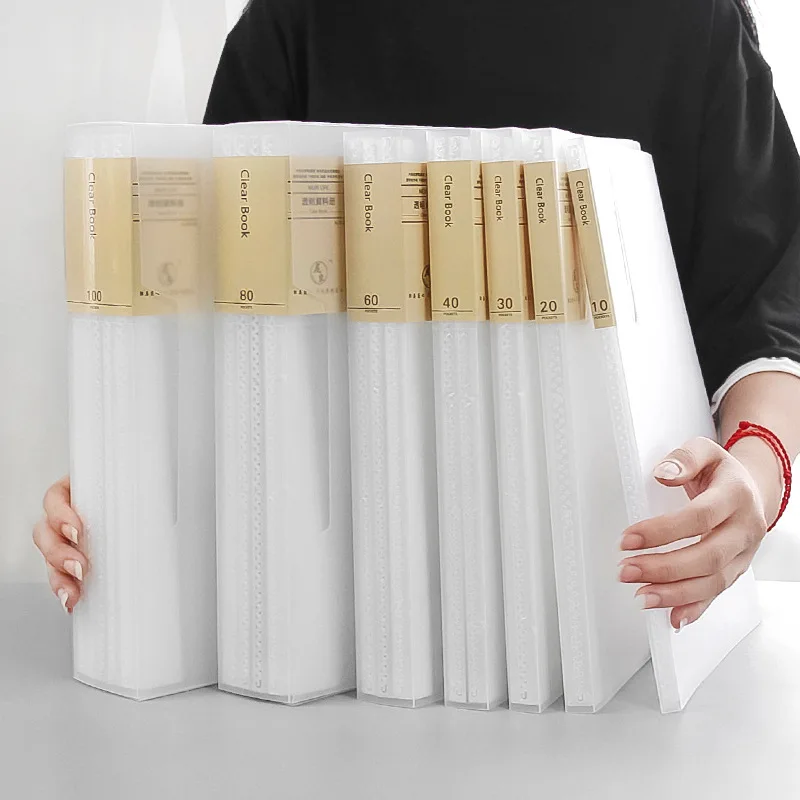

Environmental Protection Plastic File Protection Strong Clip A4 Transparent Information High Quality Office Storage Organization