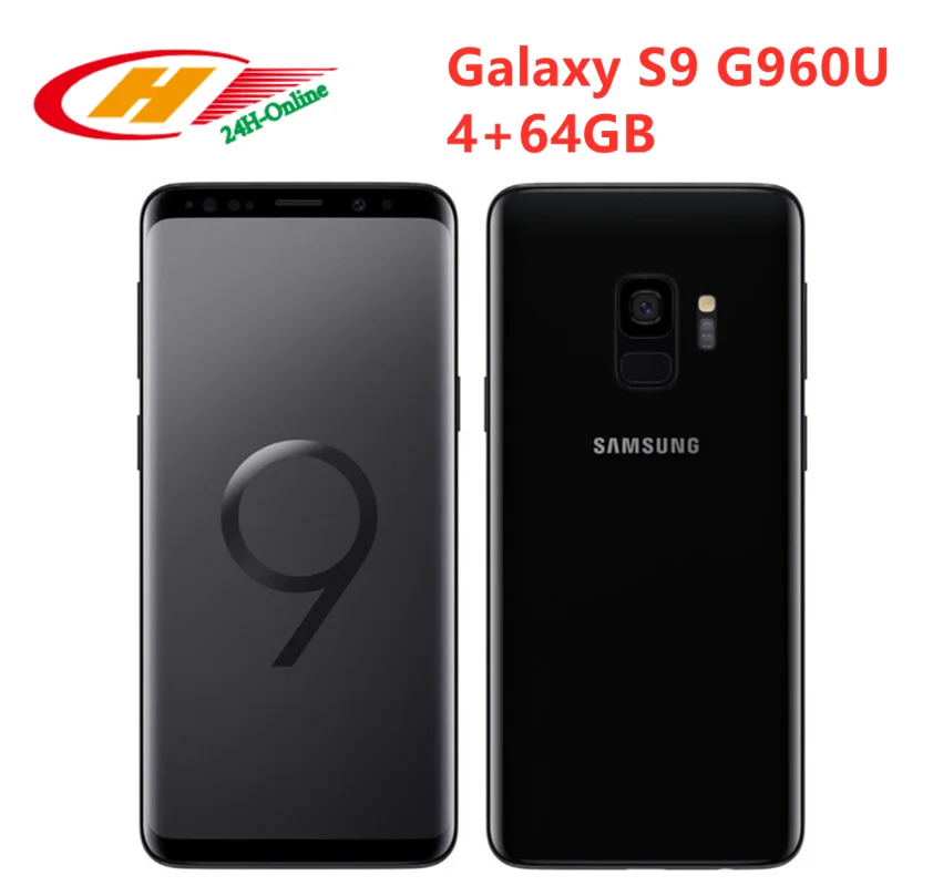 Смартфон samsung Galaxy S9 G960U LTE, четыре ядра, 5,8 дюйма, 4 Гб ОЗУ, 64 Гб ПЗУ, NFC, 3000 мАч, Snapdragon 845, отпечаток пальца