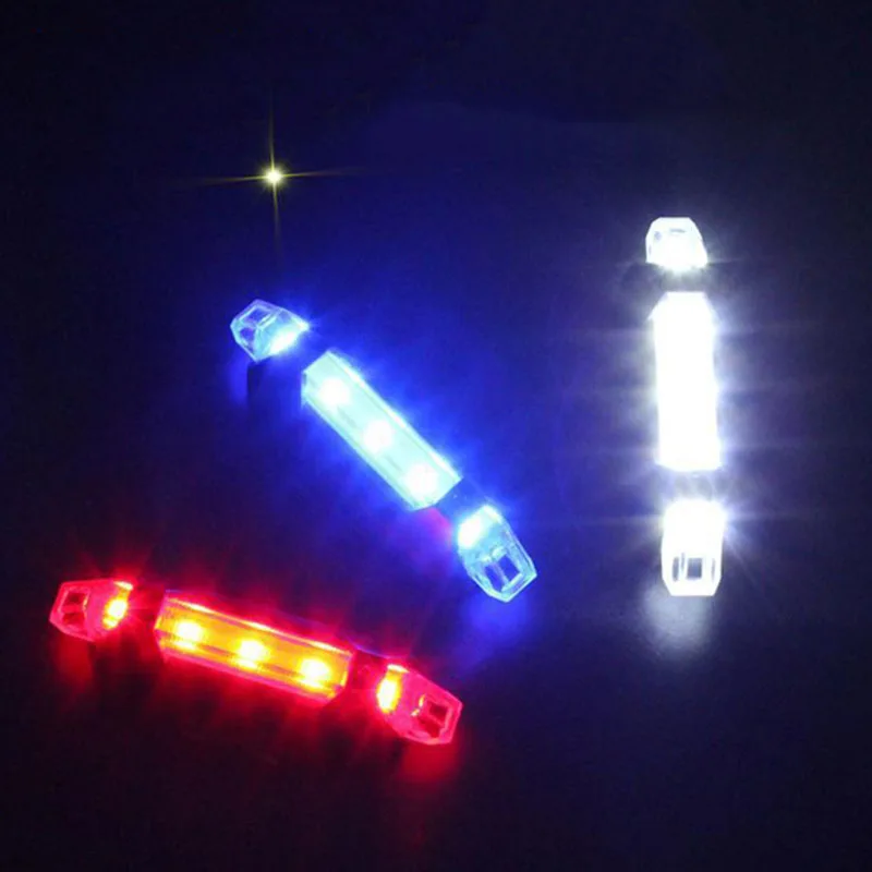 Велосипедный светодиодный фонарь с зарядкой от USB передний и задний портативный