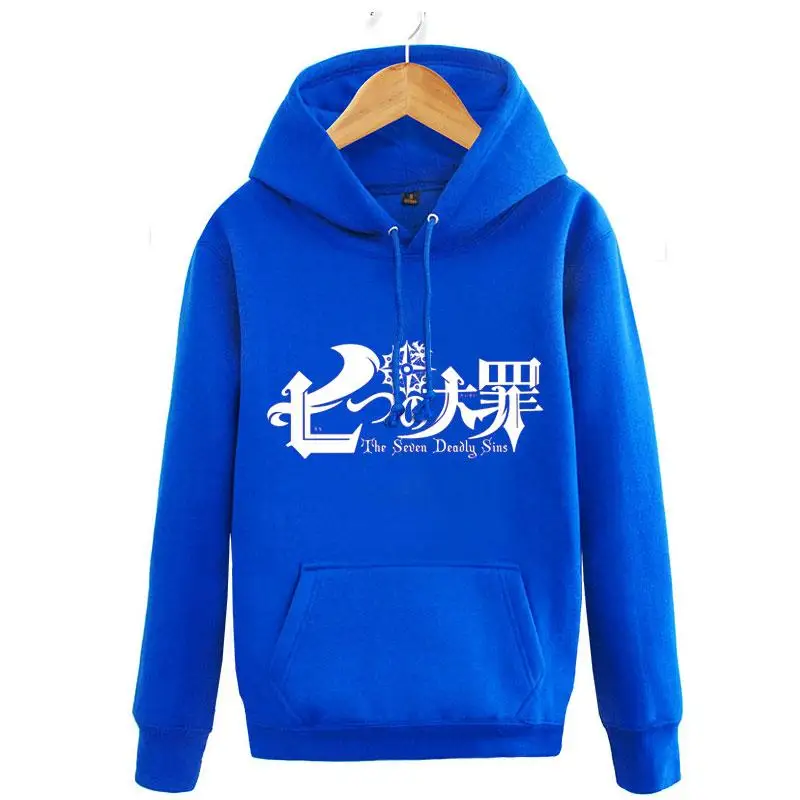 

High-Q Unisex Seven deadly sins cotton Hoodies Sweatshirts Pullovers Septem peccata mortalia The Seven Deadly Sins Hoodies coat