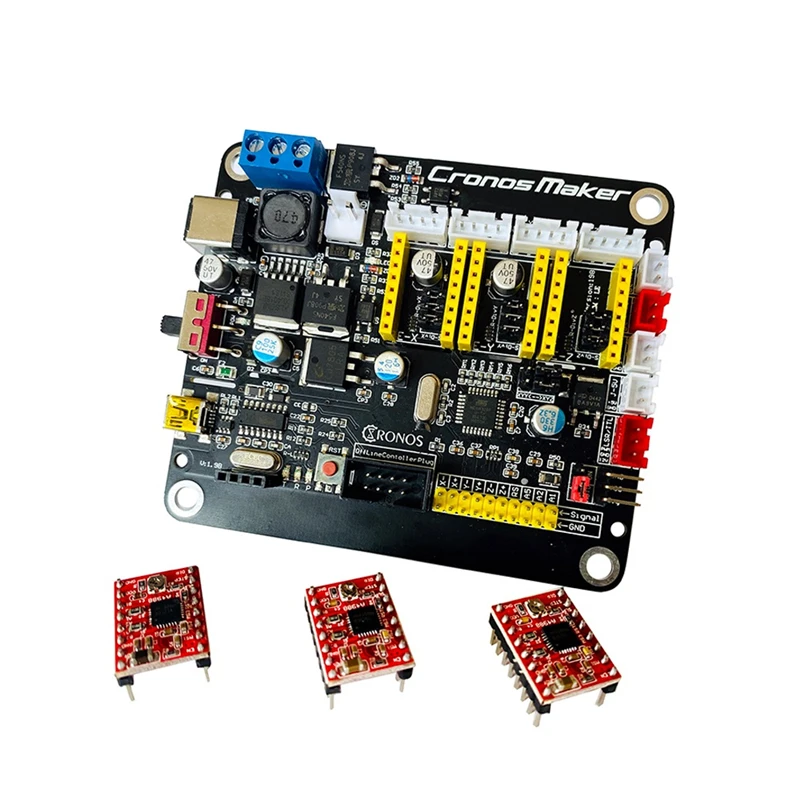 Поддержка шпинделя 300 Вт DIY GRBL 3-осевая материнская плата v3.0 для настольного