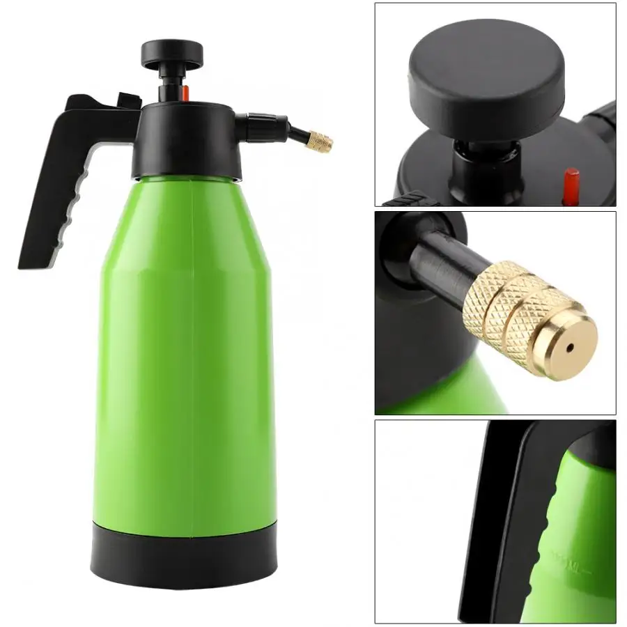 Давление 2л портативный опрыскиватель воды сад ручной насос посадки садоводства