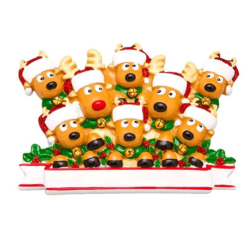 2020 рождественские игрушки украшение Рождественская елка кулоны лося олень