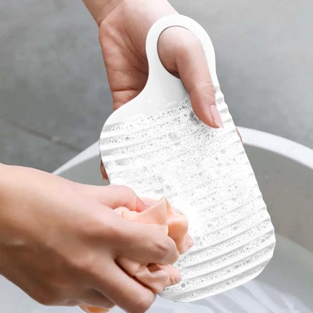 

Mini Foldable Washboard Plastic Washboard Antislip for Laundry and Scrubbing Clothes Convenient to Take Suitable for Travel