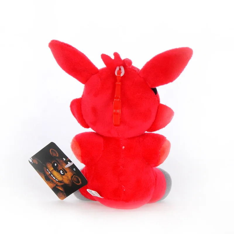 1 шт. 15-25 см поступление пять ночей у Фредди 4 FNAF плюшевые игрушки подвесной зажим брелок мягкие игрушки для подарки для детей