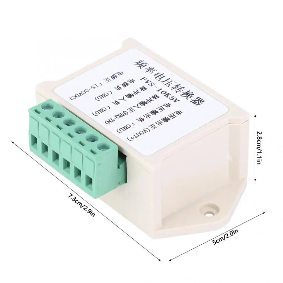 Повышающий преобразователь FVS 10KHz5V частоты в напряжение 0 10 кГц до 5 с корпусом