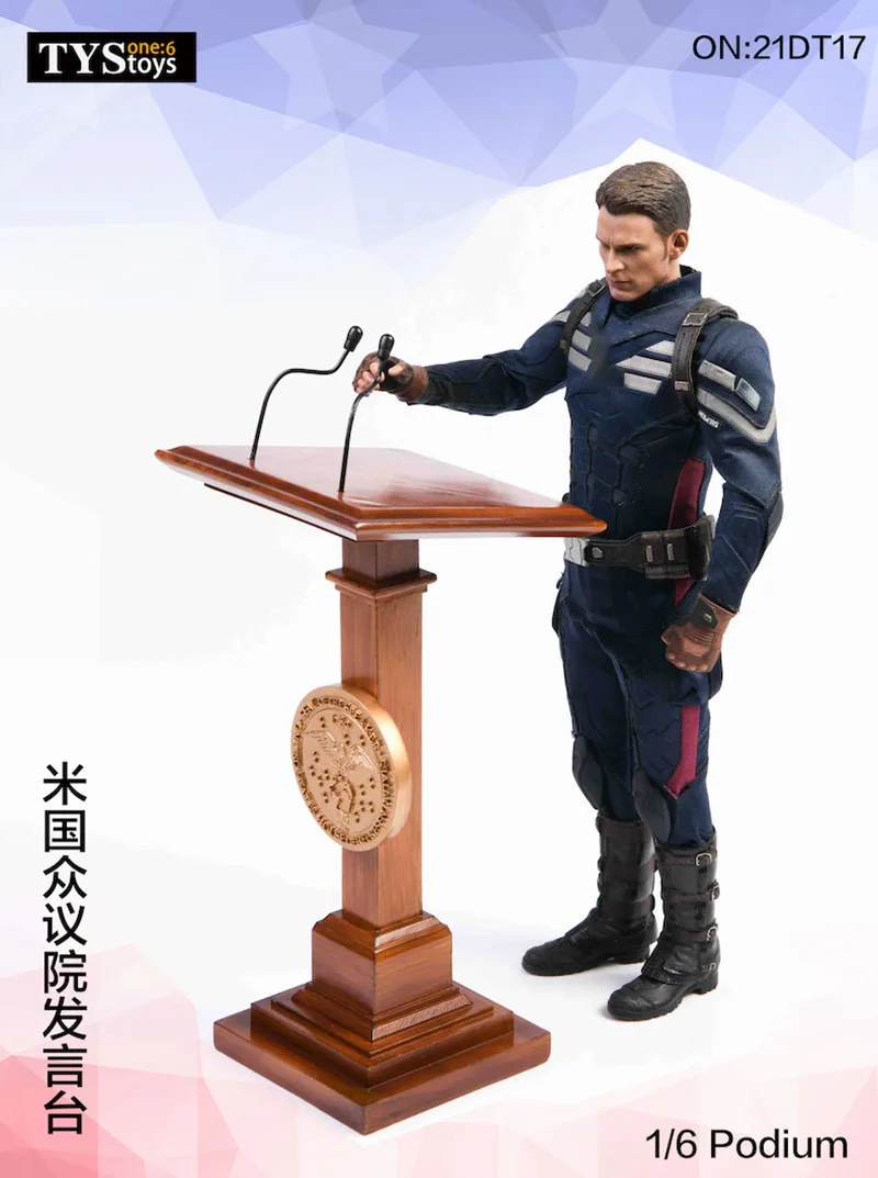 

TYSTOYS 21DT17 1/6 House of Representatives Podium Scene Accessories Fit 12'' Action Figure Body