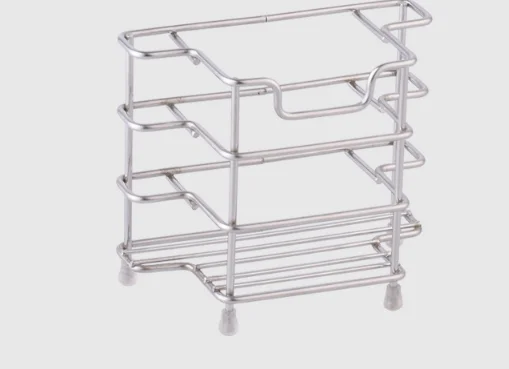 

1pc Toothpaste Rack Bathroom Shaver Toothbrush Organizer Stand Leachate Metal Small Removal Holder Bathroom Accessories