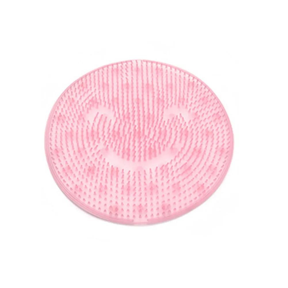 

Foot Brush Massager Non Slip Shower Mats Bath Tub Mat with Suction Cups TPR Foot Cleaner Exfoliator Pads 31x31x2.5 cm TK-ing