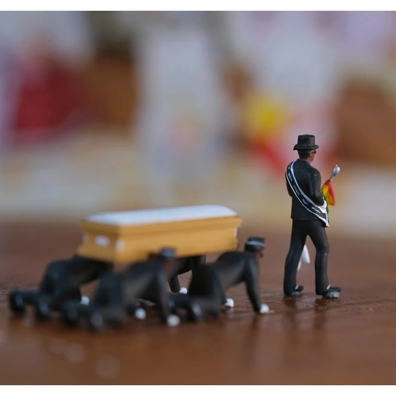 Косплей ганская танцевальная фигура палластеров гроба фигурки для погребения