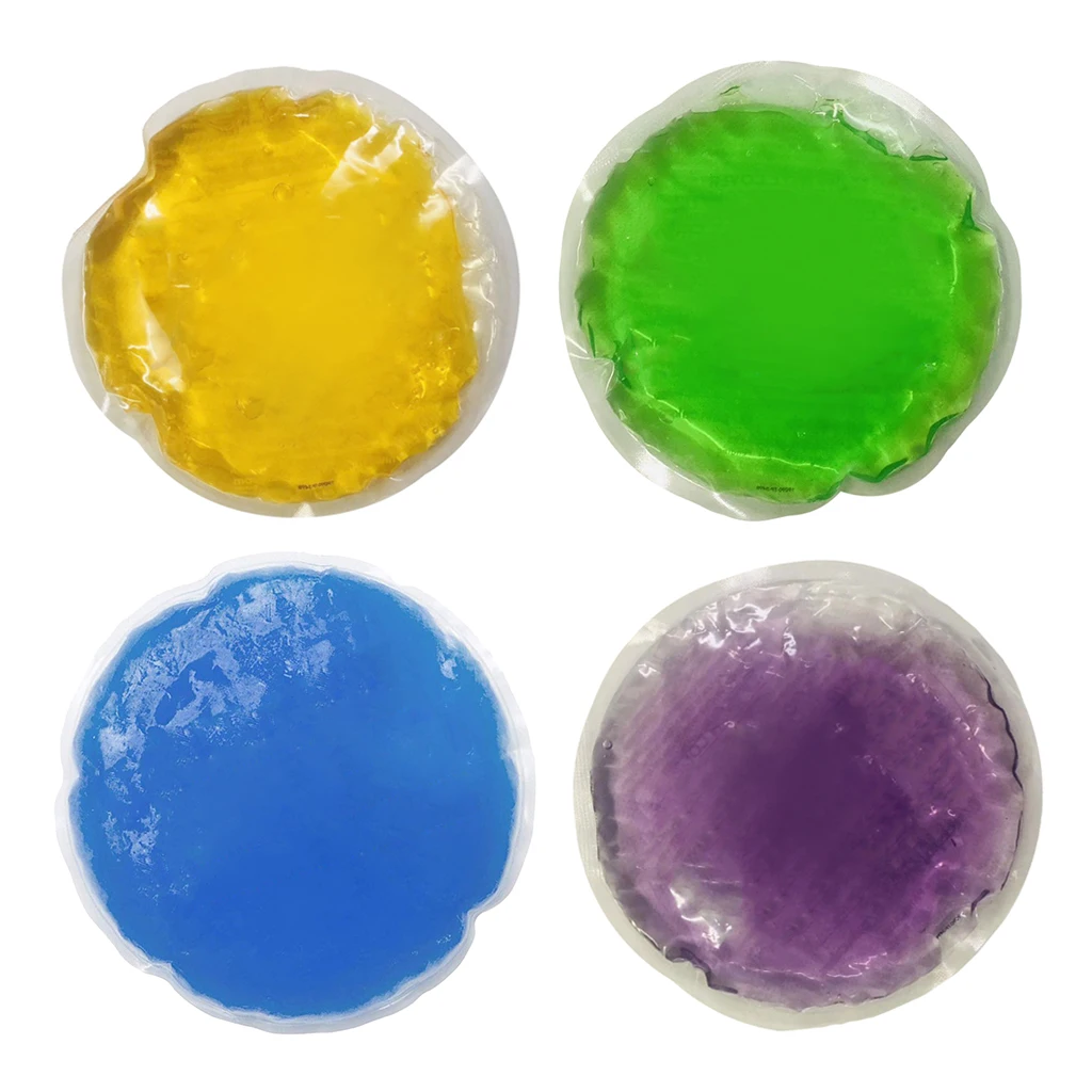 Круглый многоразовый удобный гелевый пакет для льда горячей и холодной воды