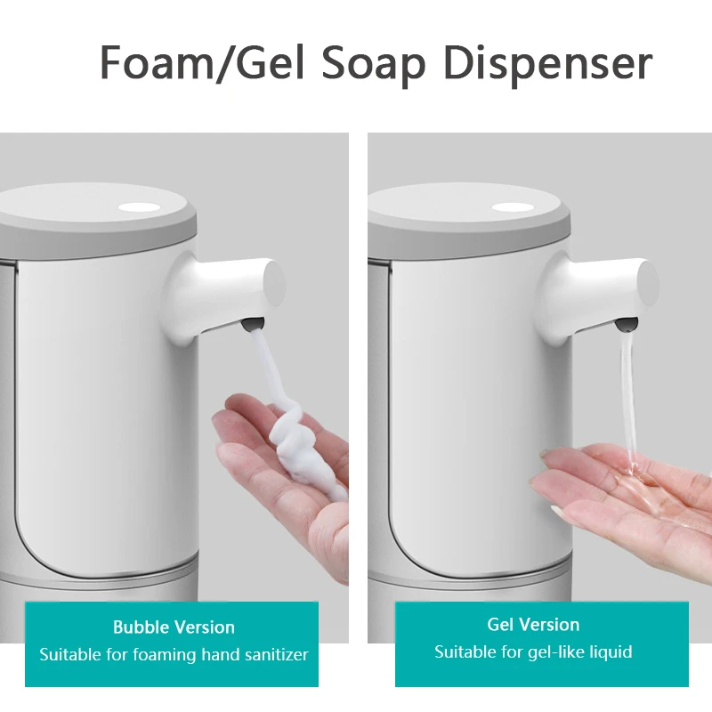 

450ML Liquid Soap Dispenser Automatic Touchless ABS Electroplated Sanitizer Smart Sensor Dispensador Bottle For Kitchen Bathroom