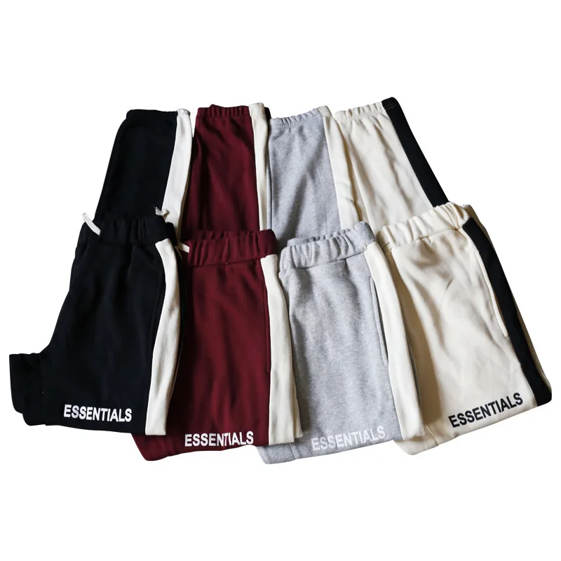 

2021 New Sweatpants fog 100%1:1 Essentials joggers Kanye West Jerry Lorenzo Loose Oversized Trousers Cotton Pants