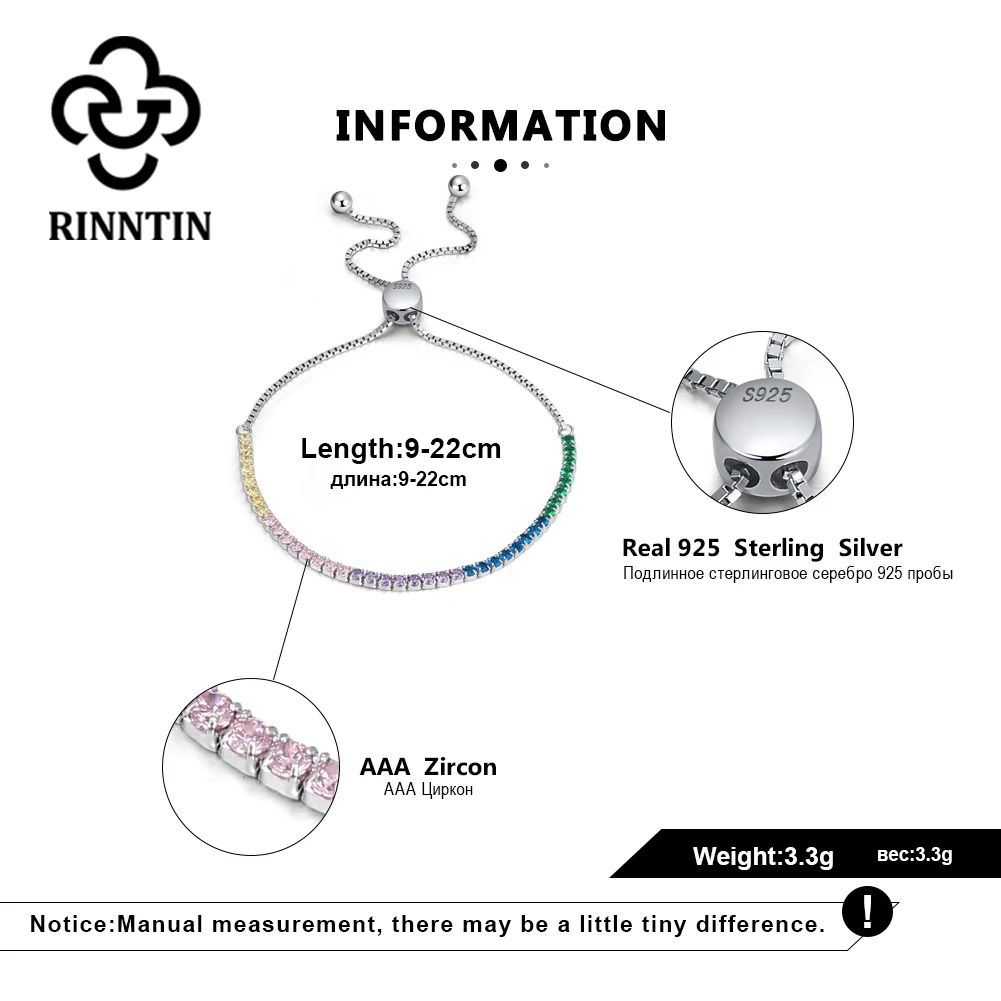 Женский браслет из серебра 100% пробы с фианитом|Гибкие и жесткие браслеты| |