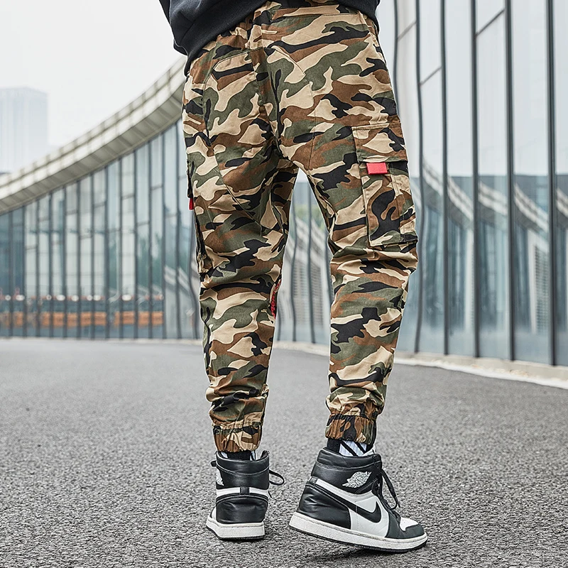 2019 камуфляжные брюки тренировочные мужчины мульти Карманные Спортивные рабочие