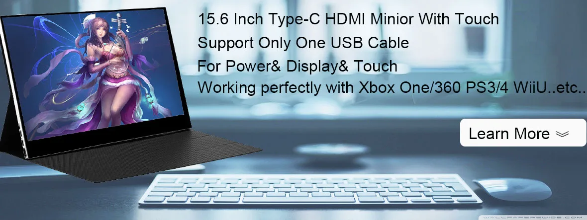 Eyoyo EM15F 15," портативный HDMI ЖК сенсорный экран игровой монитор ips 1920x1080 HDR Тип USB C Дисплей HDR для телефона ПК Xbox one