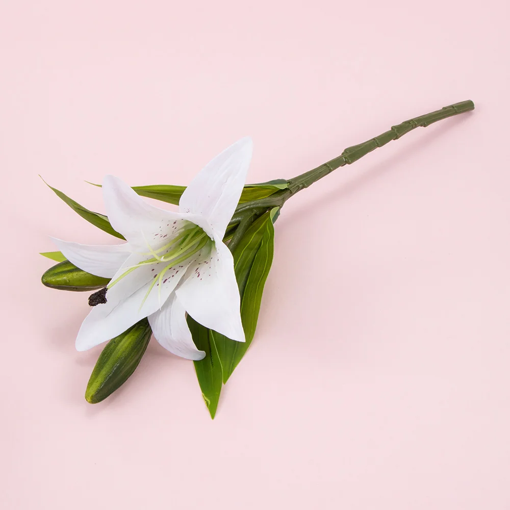 Искусственный цветочный ароматизатор лилии свежий стиль стол узор в виде