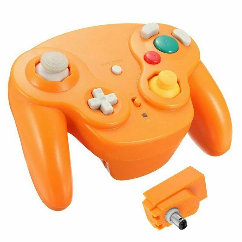 Беспроводной игровой контроллер 2 4G геймпад с адаптером для ретро игр NGC двойным