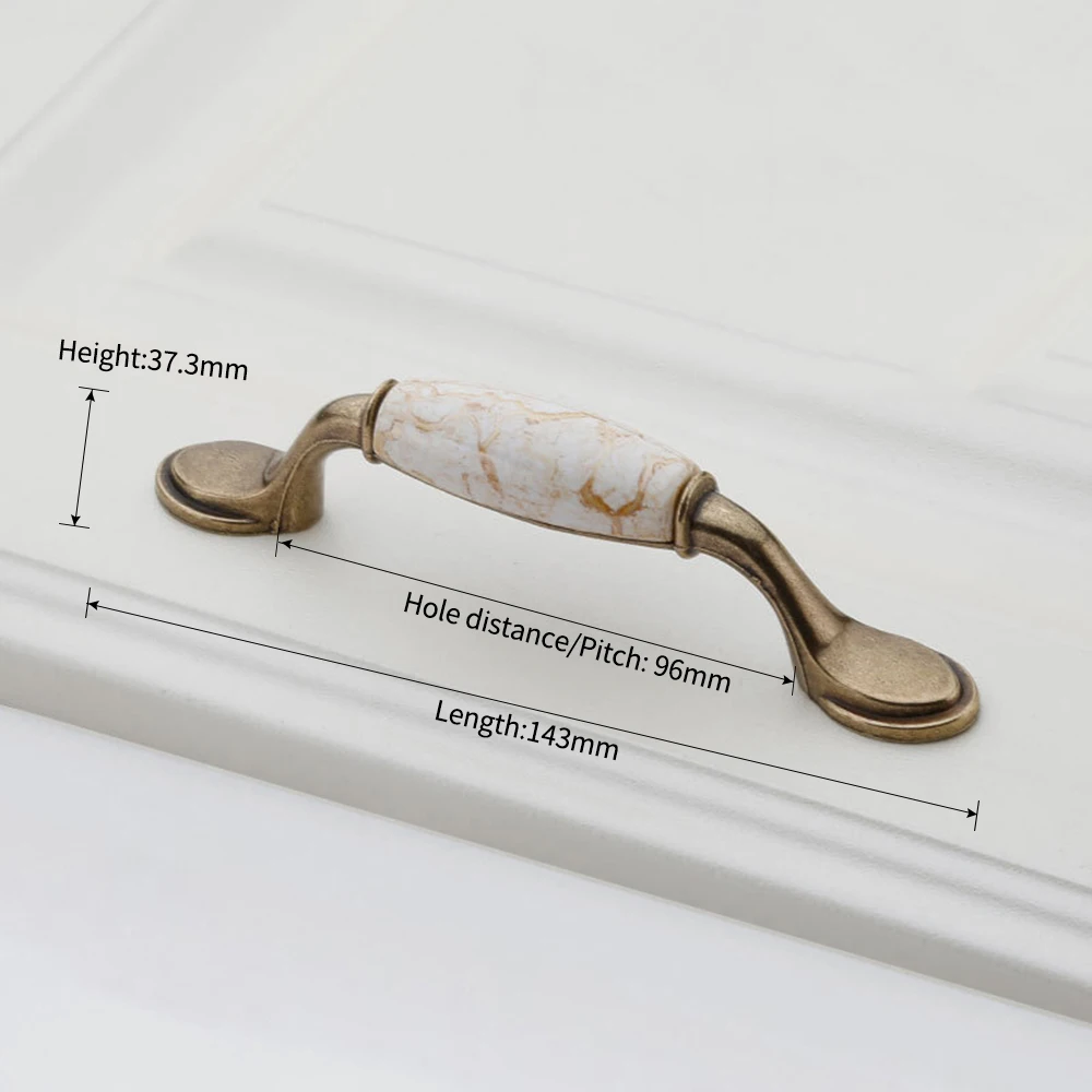 96 мм ручки для шкафа из цинкового сплава мраморный шкаф обуви спальни тяга