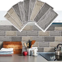 36279pcs brick waterproof tile stickers 3d self adhesive wallpaper for kitchen wall stickers for bathroom home sticker 20x10cm