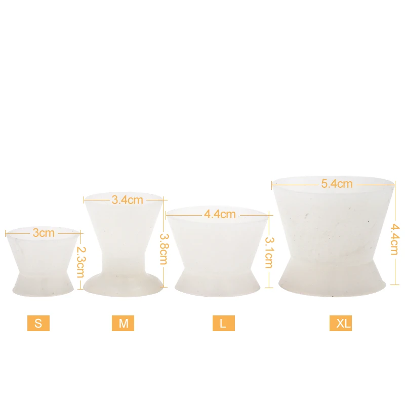 4 шт./компл. Стоматологическая посуда для перемешивания самозатвердевающие чашки