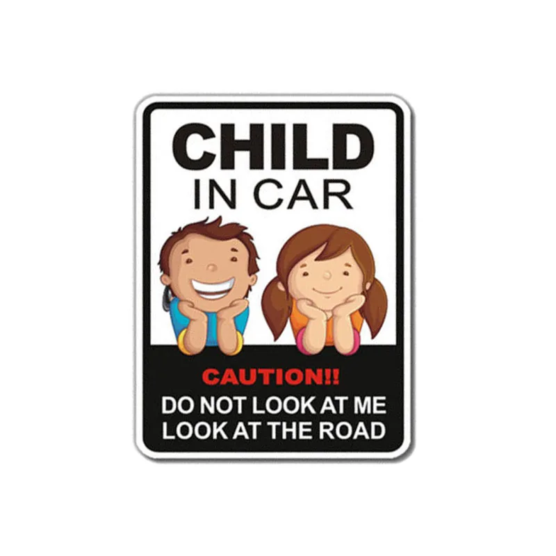 Aliauto забавная Автомобильная наклейка ребенок в машине внимание не смотрите на
