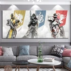 Цельнокроеное платье Destiny 2 Хранители игры дома Декор для дома Декор Настенная картина холст Картины Wall Art для домашнего декора Картины