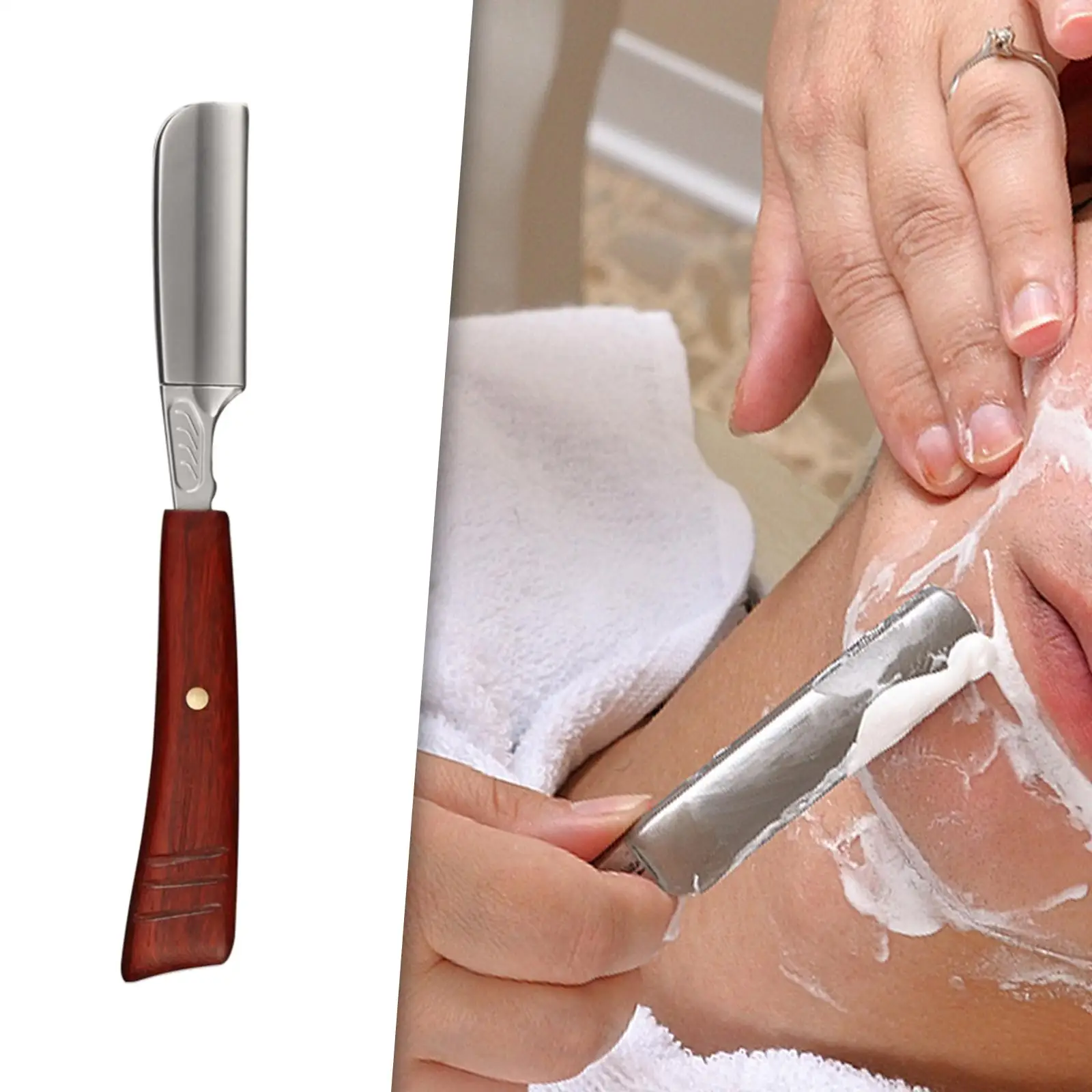 Razor Straight Handle Stylist Blades Holder Use Japanese Style Easy Installation | Красота и здоровье