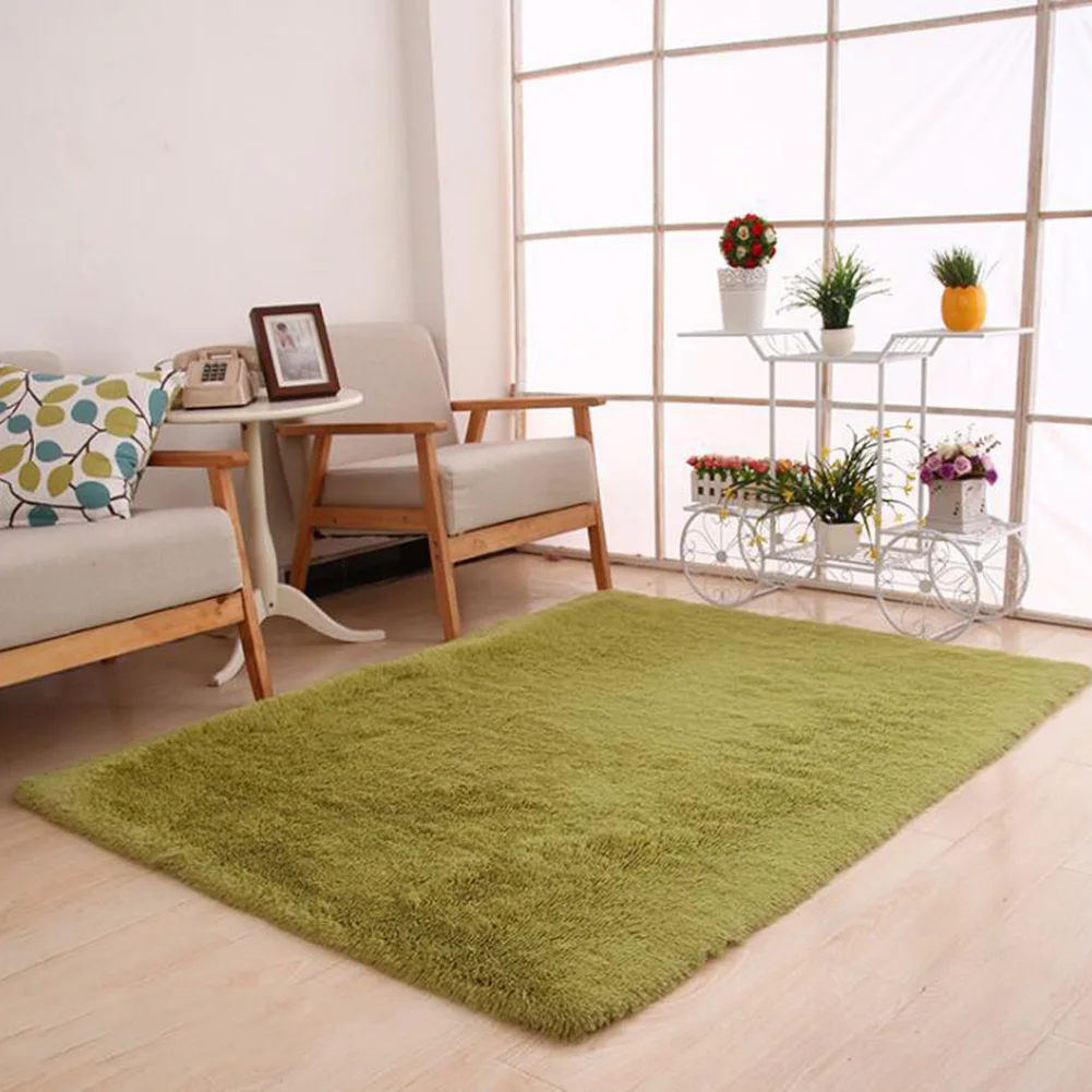 

Fluffy Rugs Anti-Skid Shaggy Area Rug Dining Room Carpet Floor Mat Home Bedroom Window Bedside Home Decoration Rugs Soft Mat