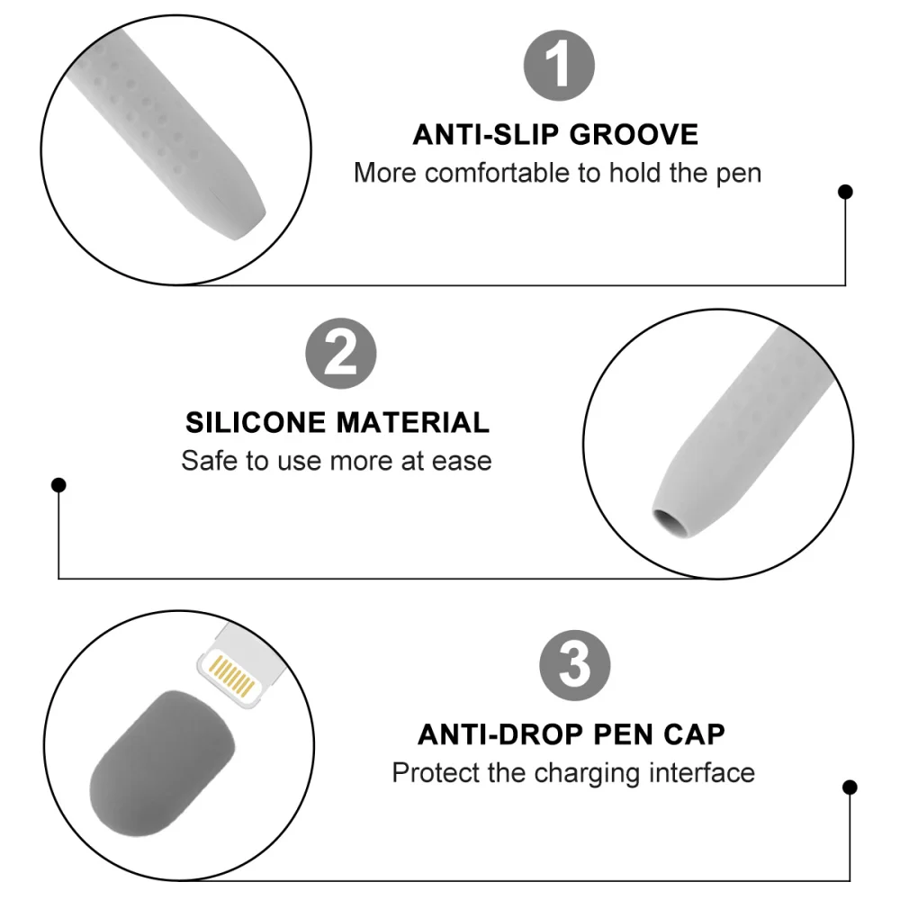 

1pc Anti-fall Pencil Protective Cover Compatible for Apple Pencil 1 Use