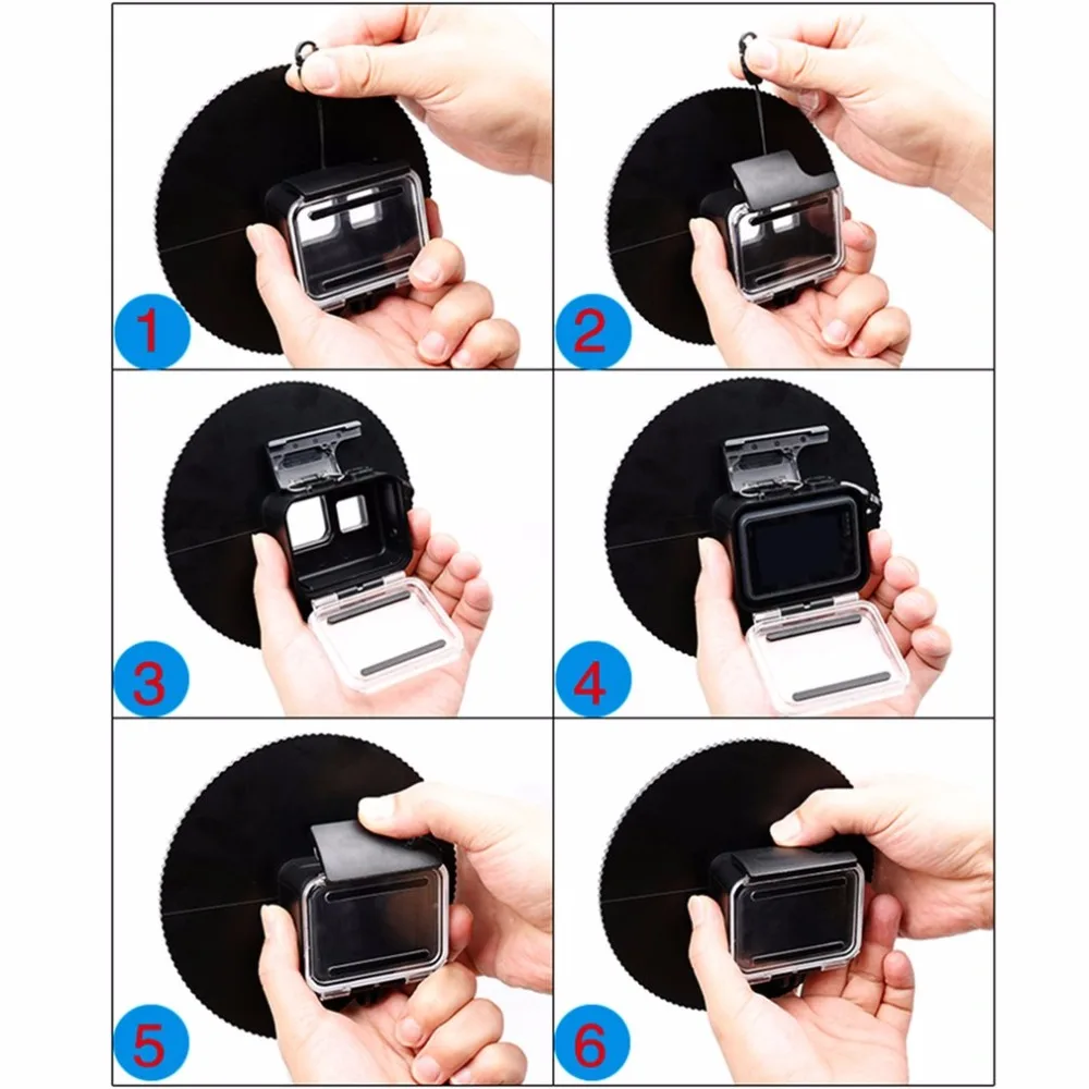 Новый купольный объектив для Gopro Hero 5 аксессуары прозрачная крышка дайвинга с