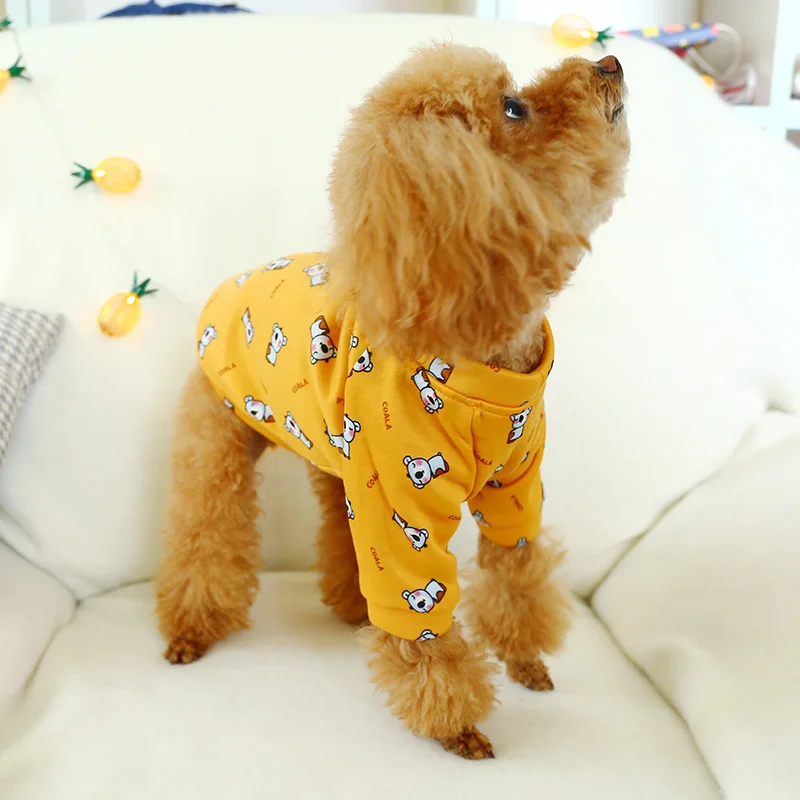 PETCIRCLE/Одежда для питомца Мишка Pomeranian маленькая собака с круглым вырезом