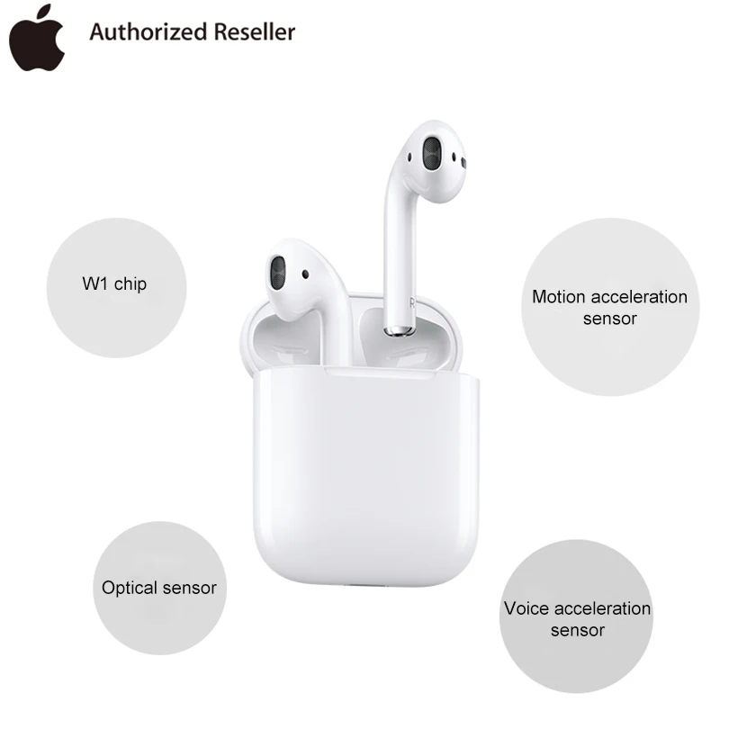 Совершенно новые оригинальные Apple Airpods беспроводные bluetooth-наушники и наушники для мобильного телефона Macbook Apple Watch