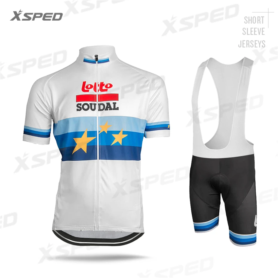 2020 комплект велосипедных футболок Мужская одежда для команды LOTTO Aero с коротким