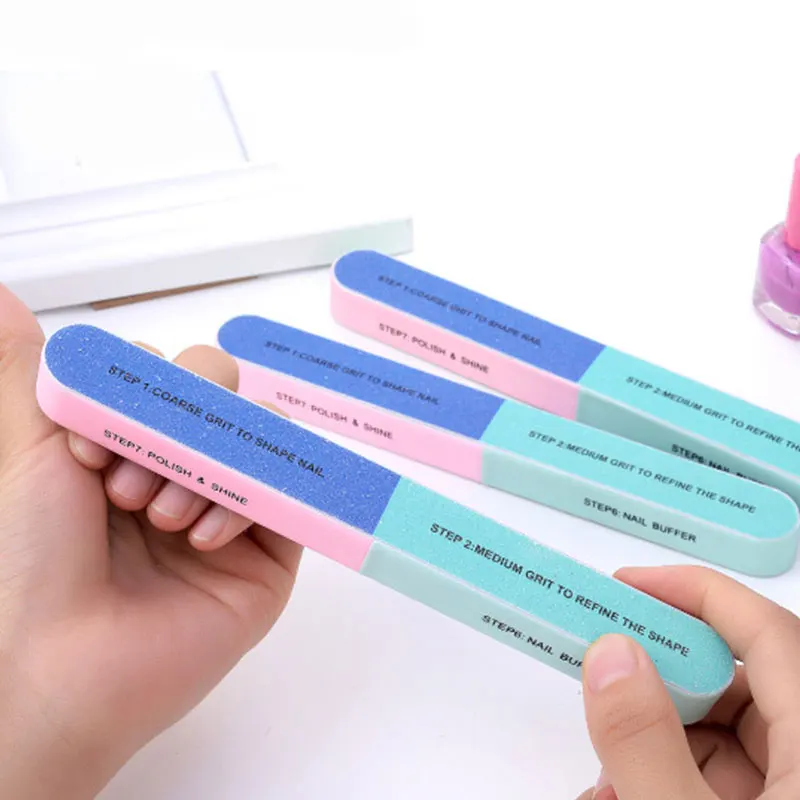 

1pcs Nail Polishing File Seven-sided Nail Files Manicure Pedicure Professional File For Nails Art Sanding Nail Buffer Block