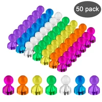 50pcsset magnets cones fridge thumbtack chess shape noticeboard pin magnets push pins office table collection accessory