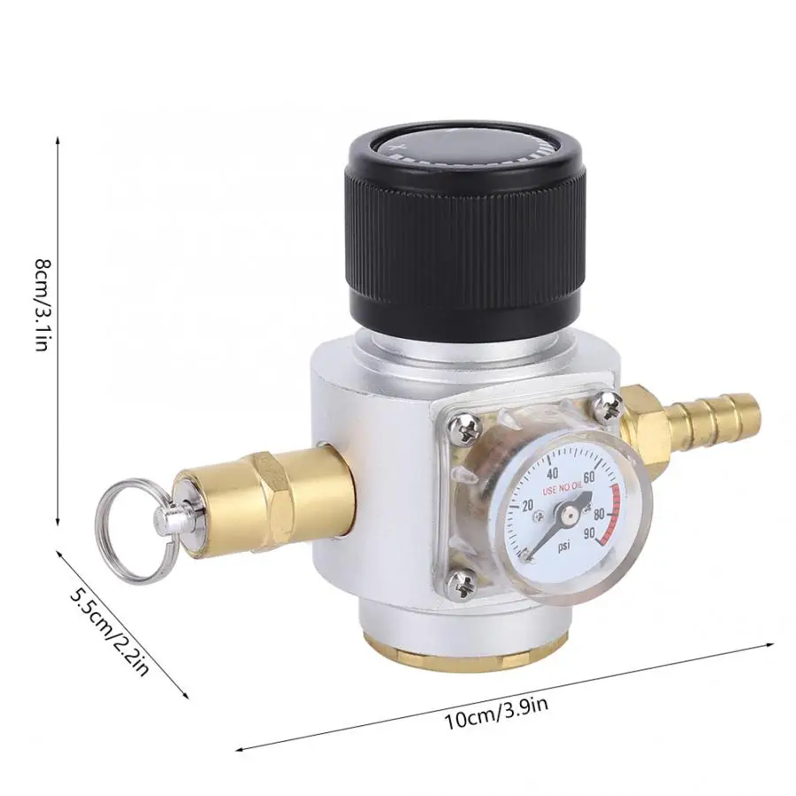 New Arrive Level 2 Pressure Gauge Regulator Beer with Safety Valve Brewing Accessories | Инструменты