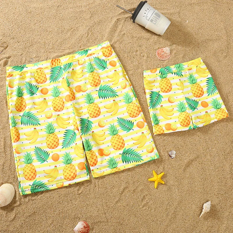 Летние мужские купальники для мальчиков шорты бикини мамы и я одежда отца сына