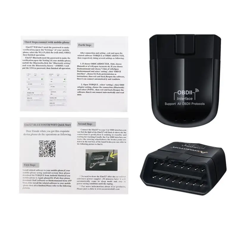 

ELM327 25K80 Chip OBD2 Code Reader WiFi AER ELM 327 V1.5 PIC18F25K80 ELM327 Bluetooth 4.0 OBD2 Diagnostic tool for Code Reading