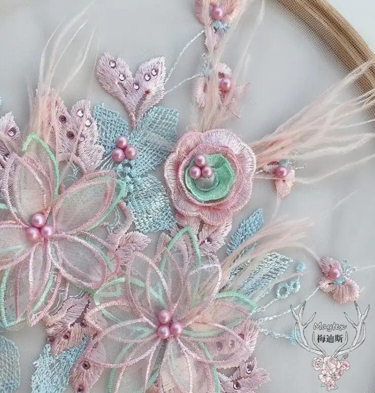 1 шт. Кружевная аппликация 22 х25 см | Дом и сад