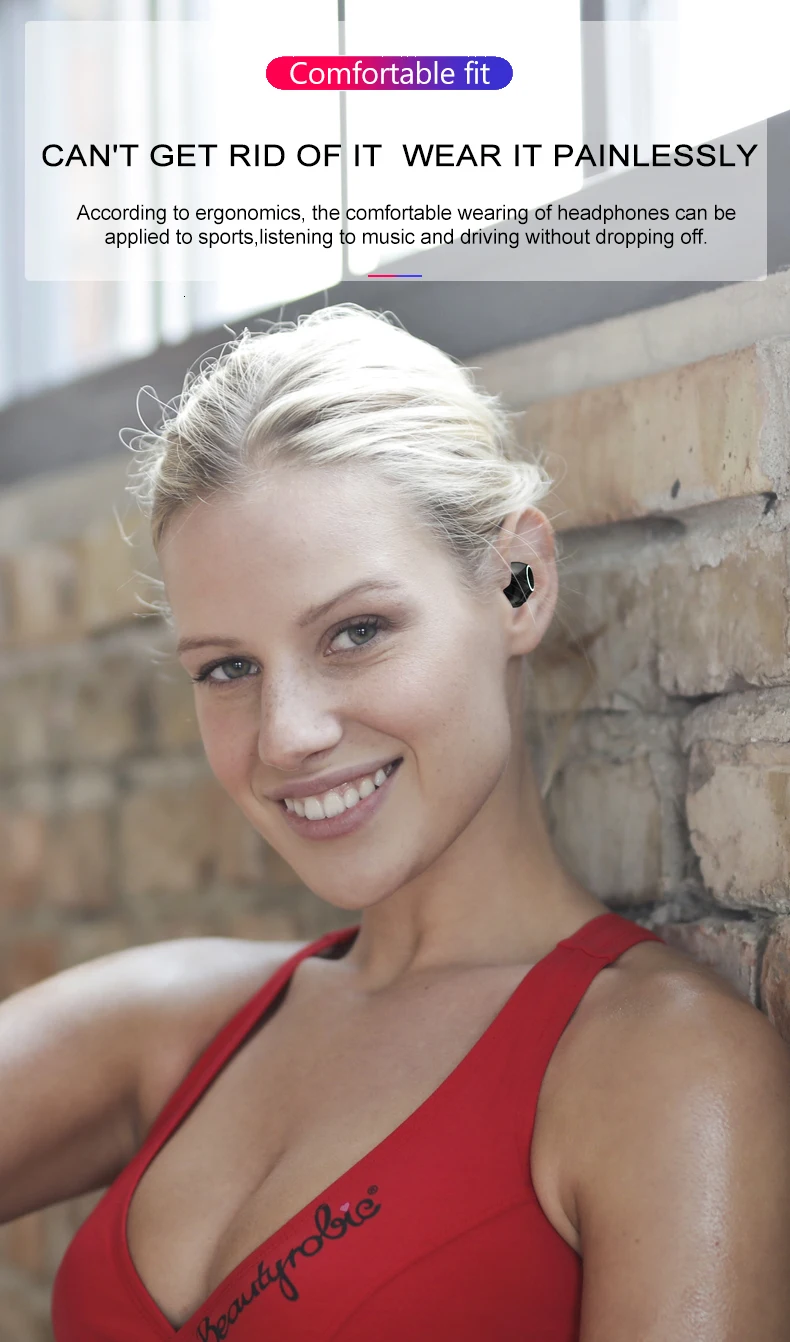 Bluetooth 5,0 с сенсорным управлением Tws наушники мини беспроводные наушники спортивные наушники с микрофоном Ipx7 водонепроницаемые наушники