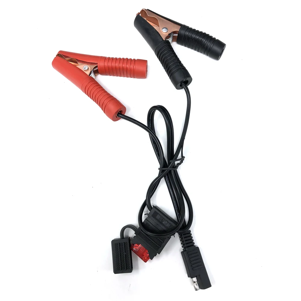 Зажим батареи крокодил к Sae разъем Удлинительный кабель 18AWG 50 см 2 контактный