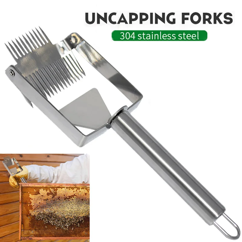 Скребок для снятия меда из нержавеющей стали вилка пчеловодства инструмент